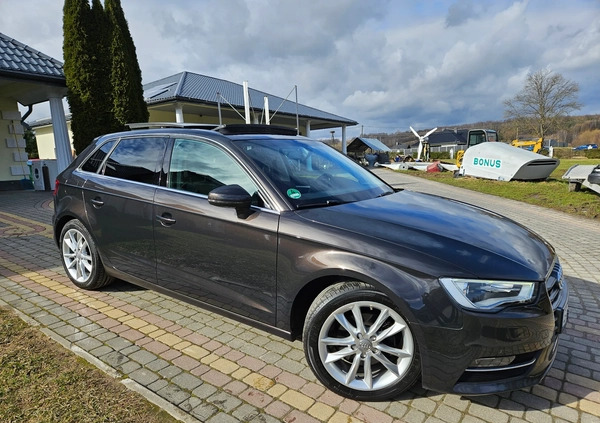 śląskie Audi A3 cena 57900 przebieg: 212635, rok produkcji 2013 z Kartuzy